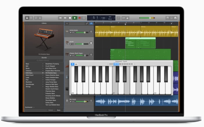 Les meilleures applications pour les musiciens - Garage Band