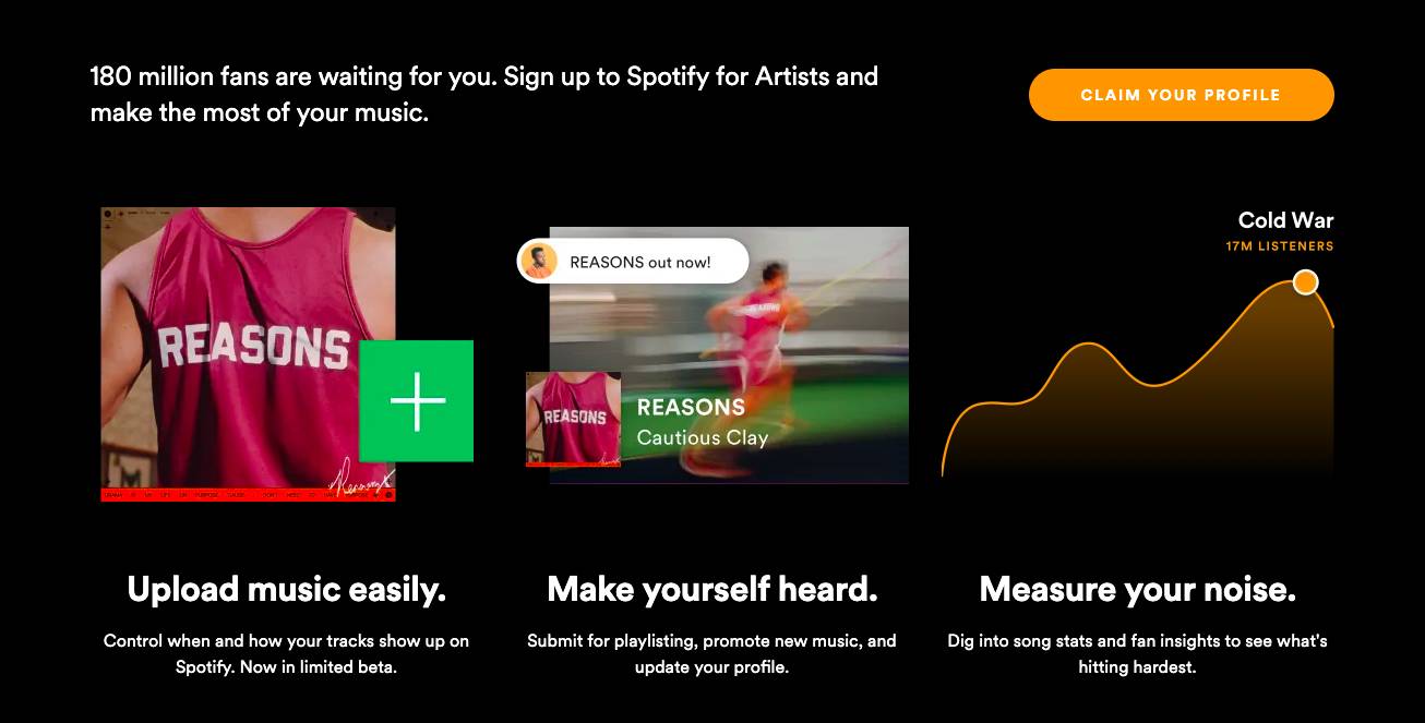 Use Spotify para Artistas para analisar seus streams
