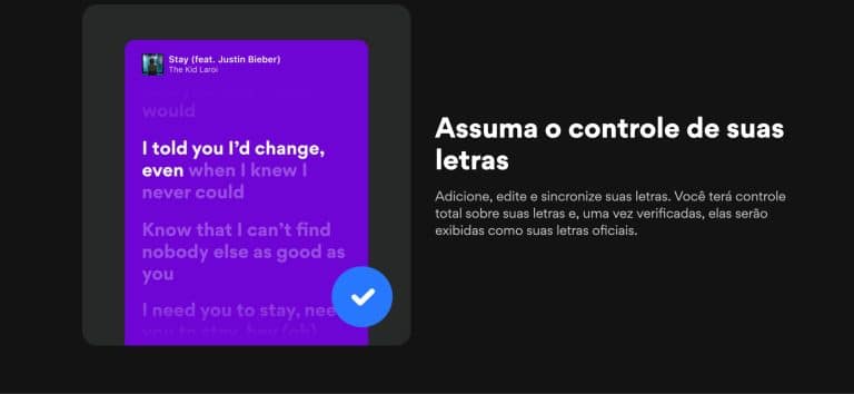Letra Spotify: Como adicionar a sua letra?