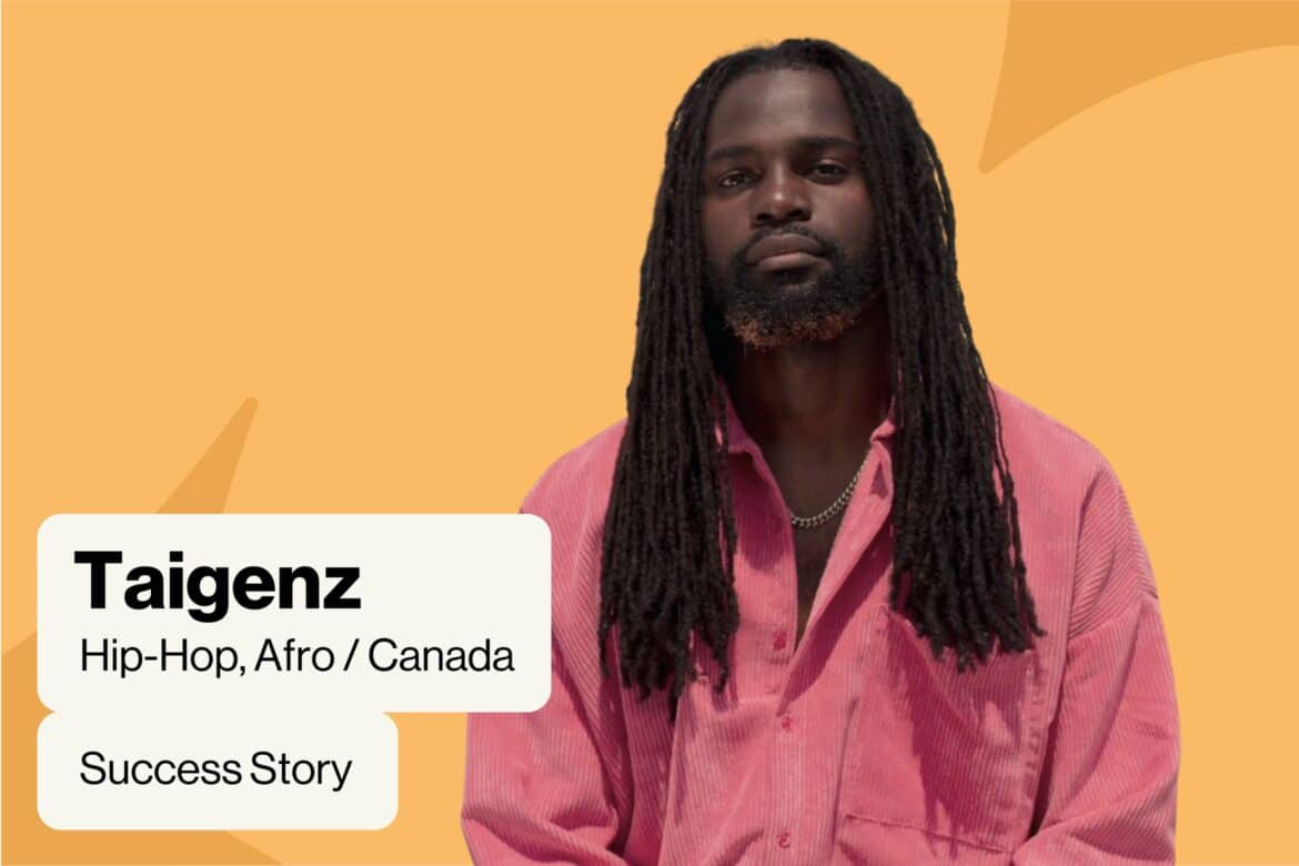 Taigenz gets on playlists and plays at Syli D’Or Nights, thanks to Groover